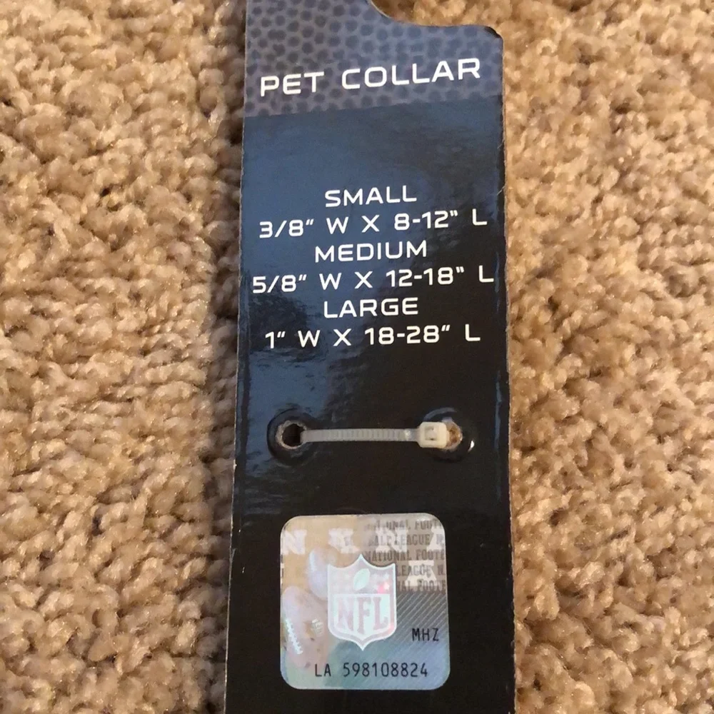Texans pet collar